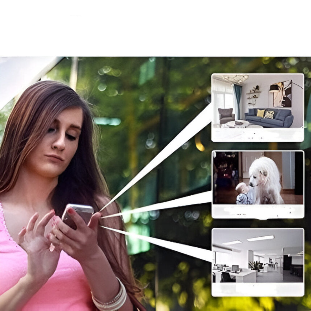 Compact Wireless Security Camera with Night Vision & Motion Detection | Ideal for Home Surveillance