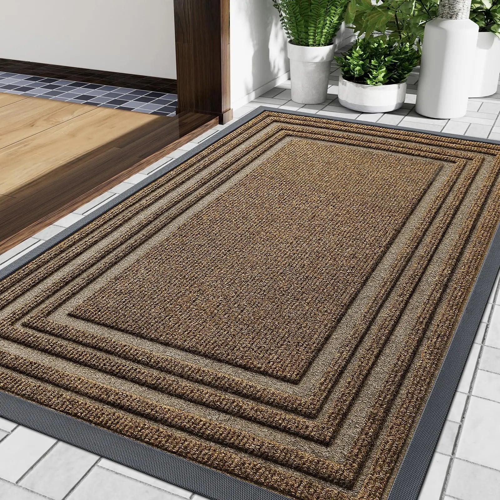 Durable Non-Slip Doormat | Weather-Resistant Design for Indoor & Outdoor Use