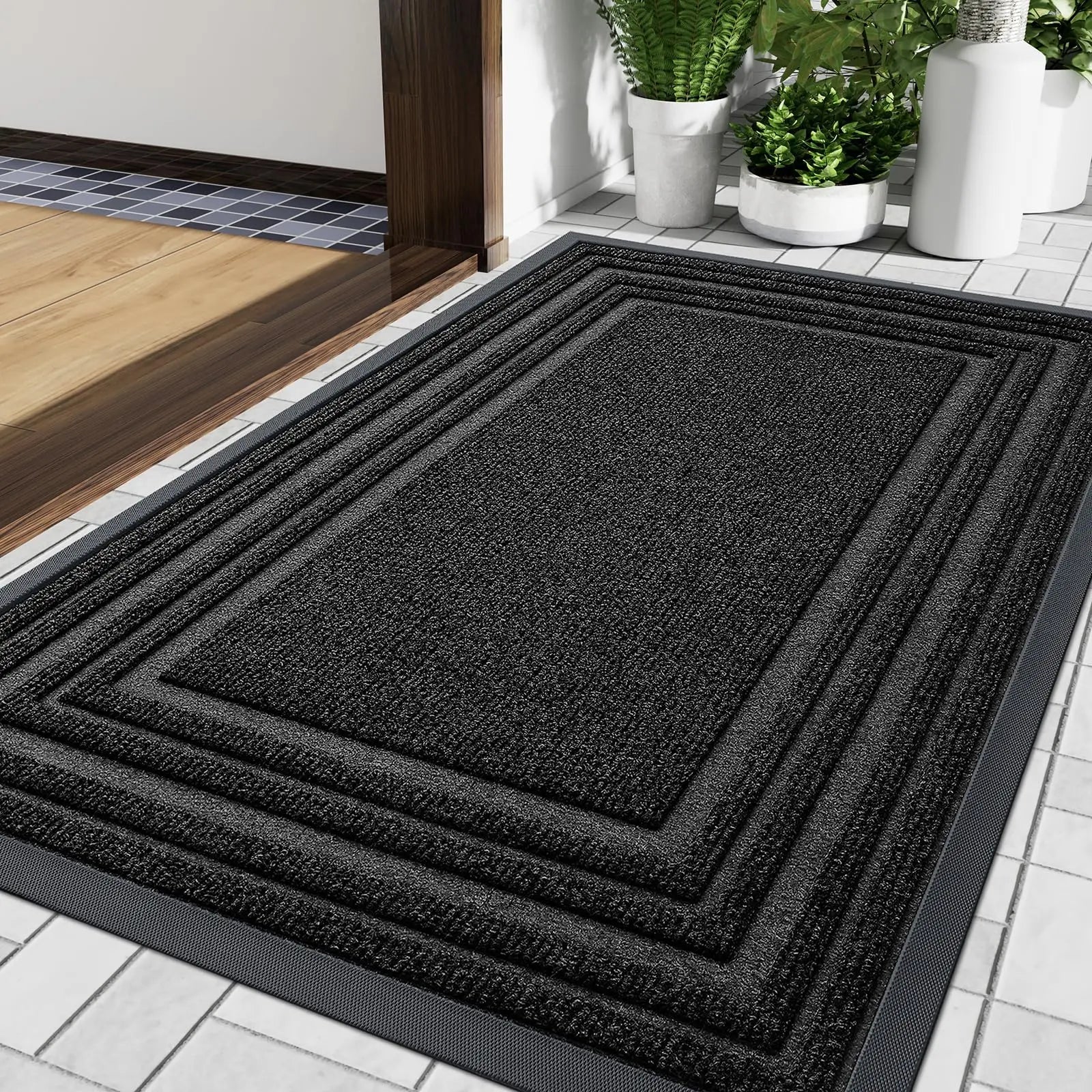 Durable Non-Slip Doormat | Weather-Resistant Design for Indoor & Outdoor Use