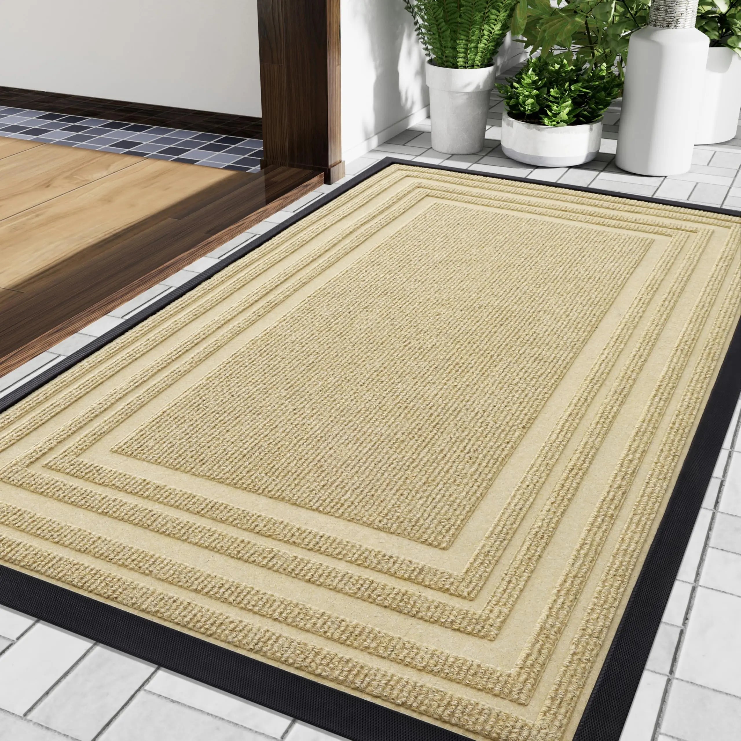 Durable Non-Slip Doormat | Weather-Resistant Design for Indoor & Outdoor Use