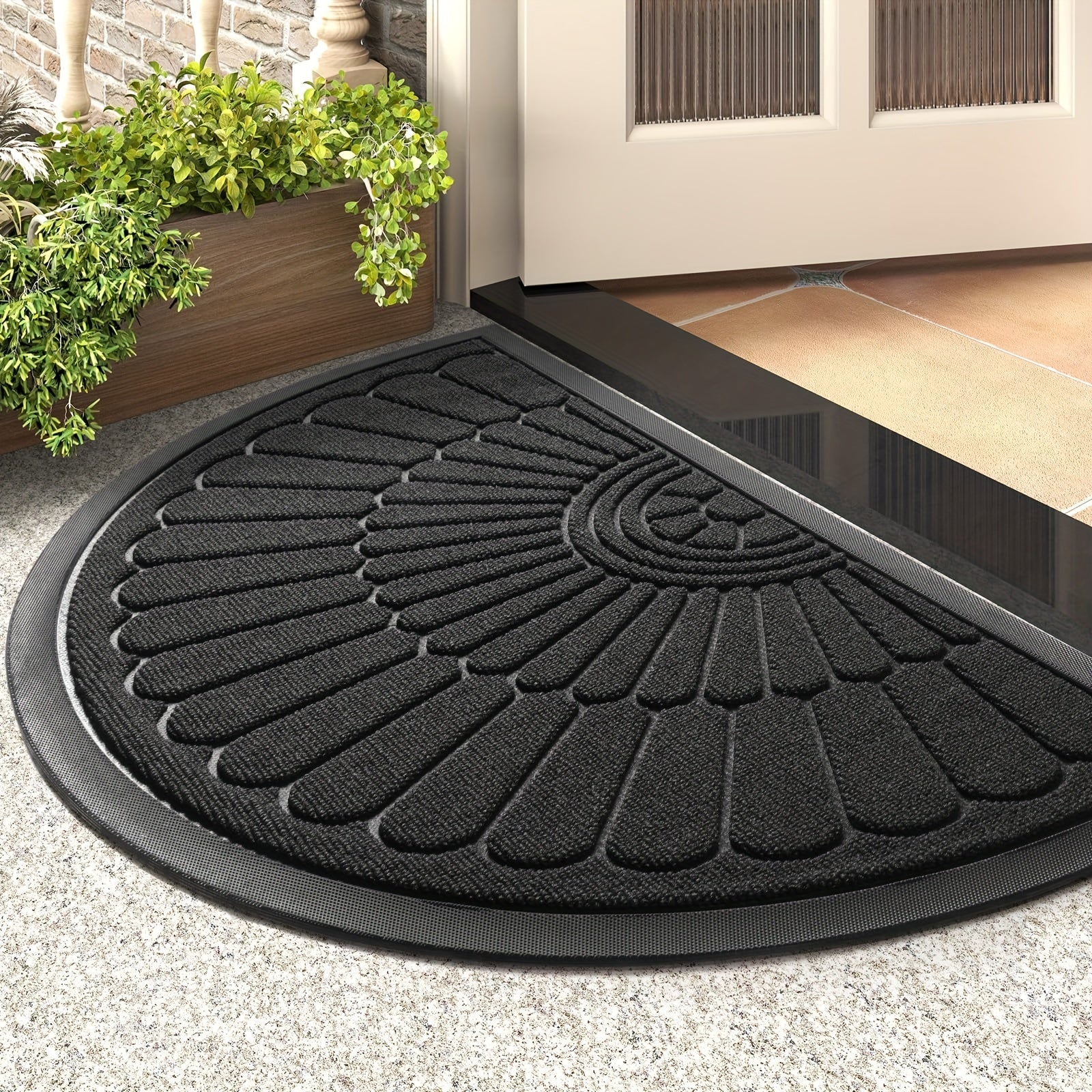 Durable Rubber Doormat | Anti-Slip Design for Indoor and Outdoor Use