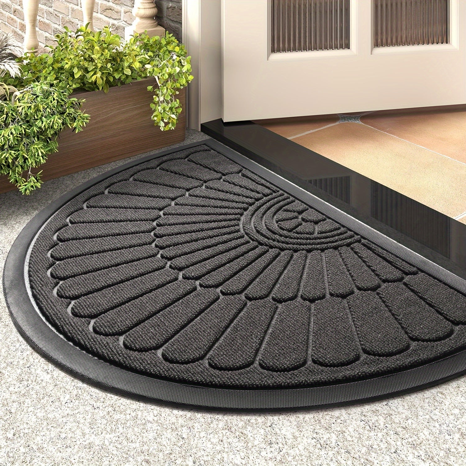 Durable Rubber Doormat | Anti-Slip Design for Indoor and Outdoor Use