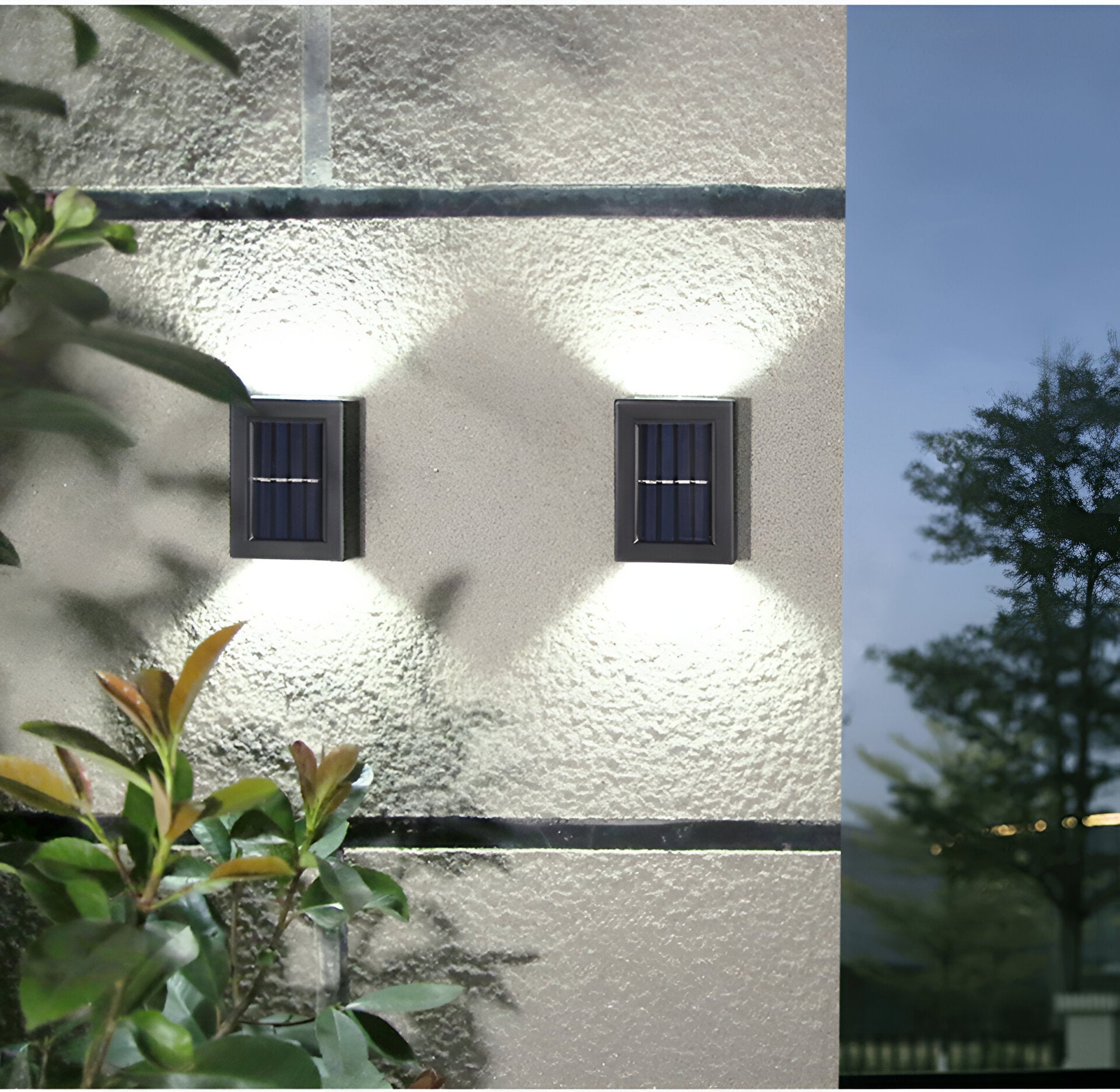 Elegant Solar Outdoor Lights | IP65 Waterproof LED Fixtures for Modern Facades