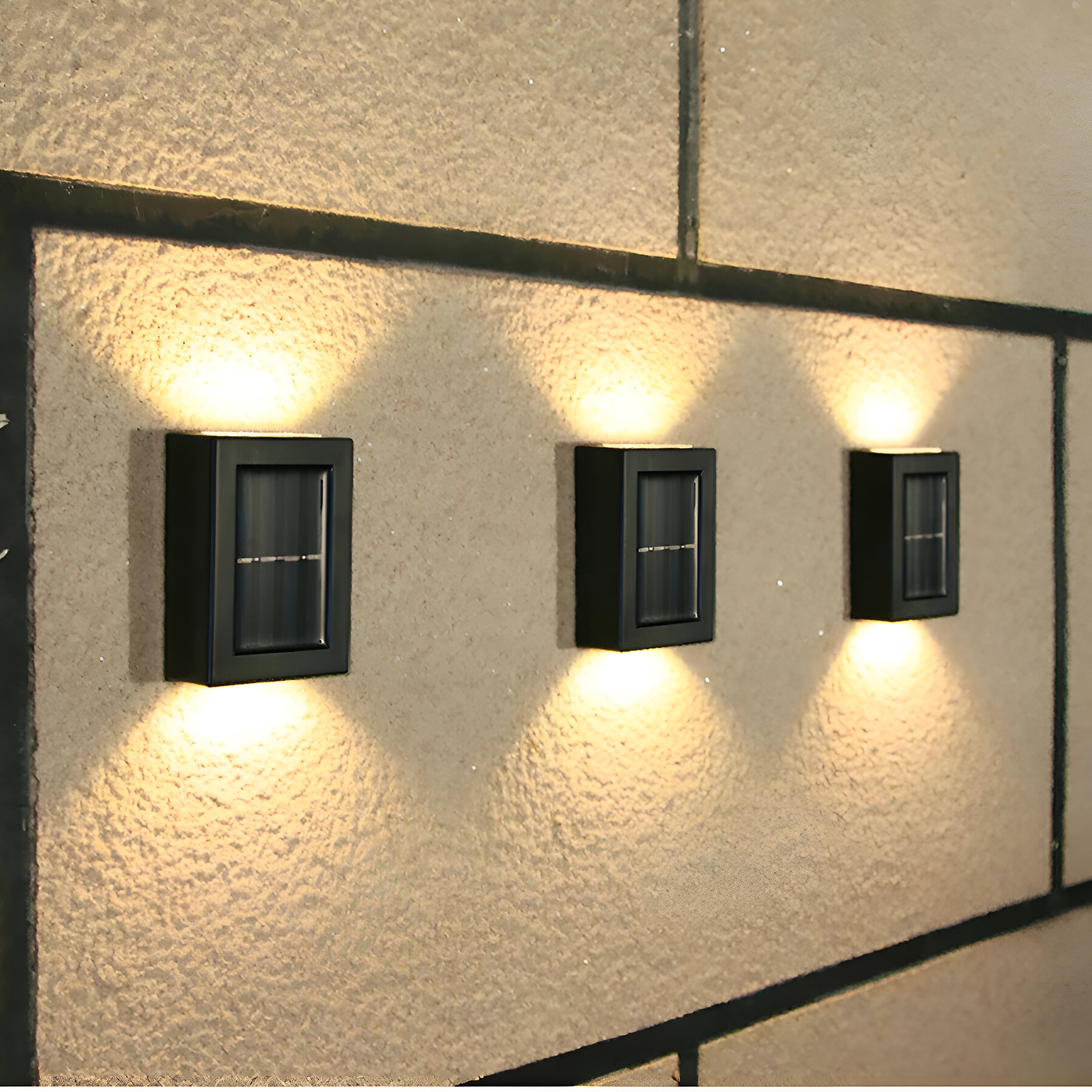 Elegant Solar Outdoor Lights | IP65 Waterproof LED Fixtures for Modern Facades