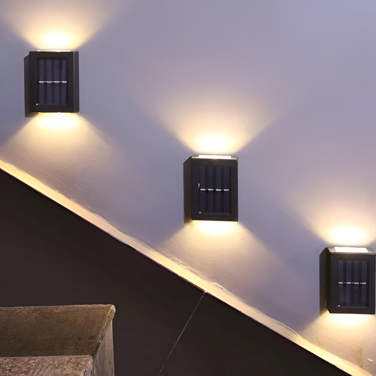 Elegant Solar Outdoor Lights | IP65 Waterproof LED Fixtures for Modern Facades