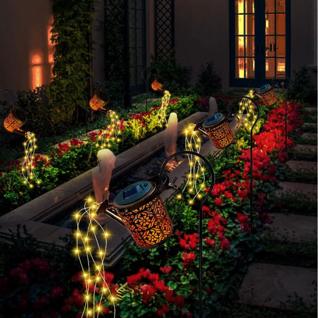 Enchanting Solar Outdoor Lamp with LED Light | Hassle-Free Installation for Magical Garden Ambiance