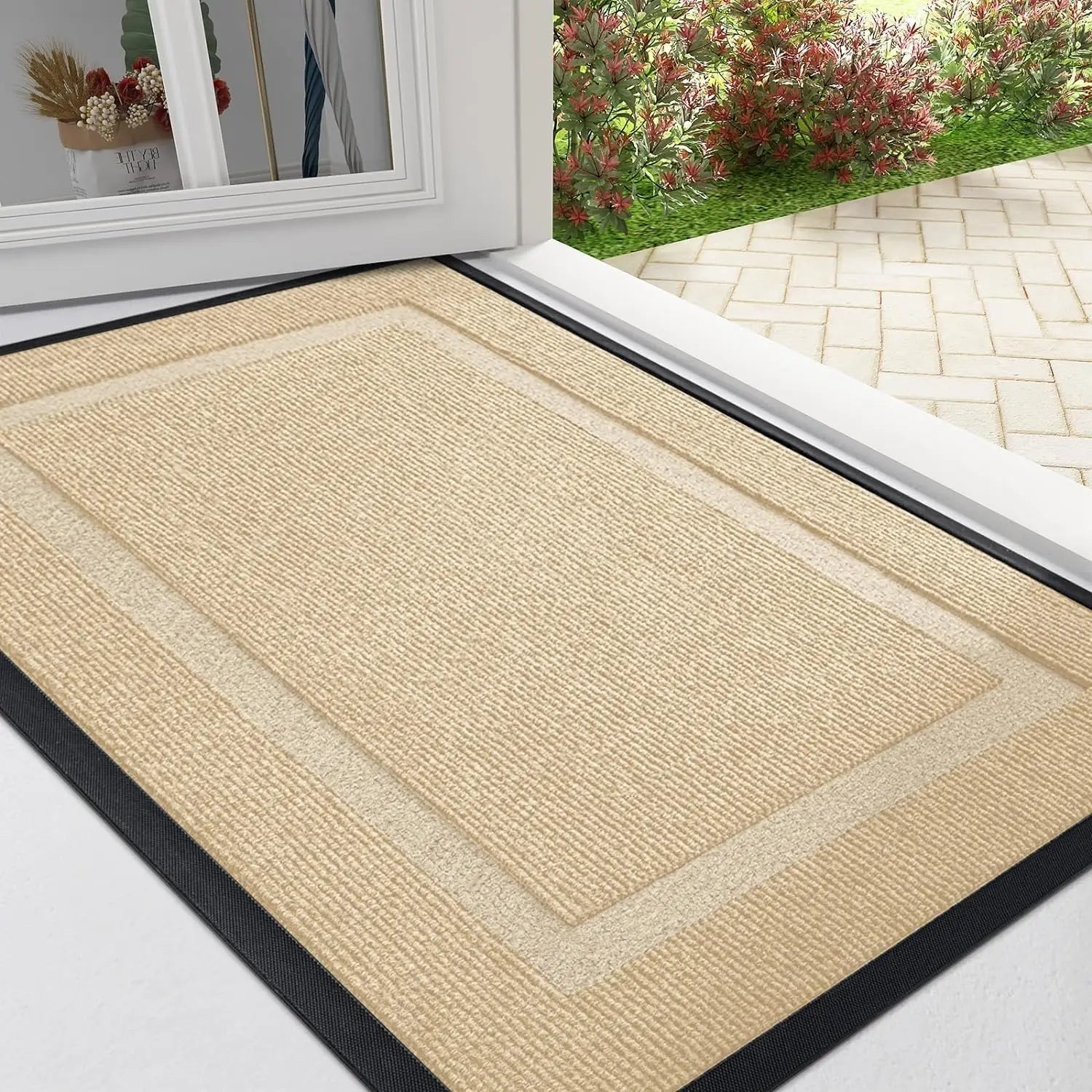 Heavy Rubber Doormat | Non-Slip Design for Indoor & Outdoor Use | Durable & Easy to Clean