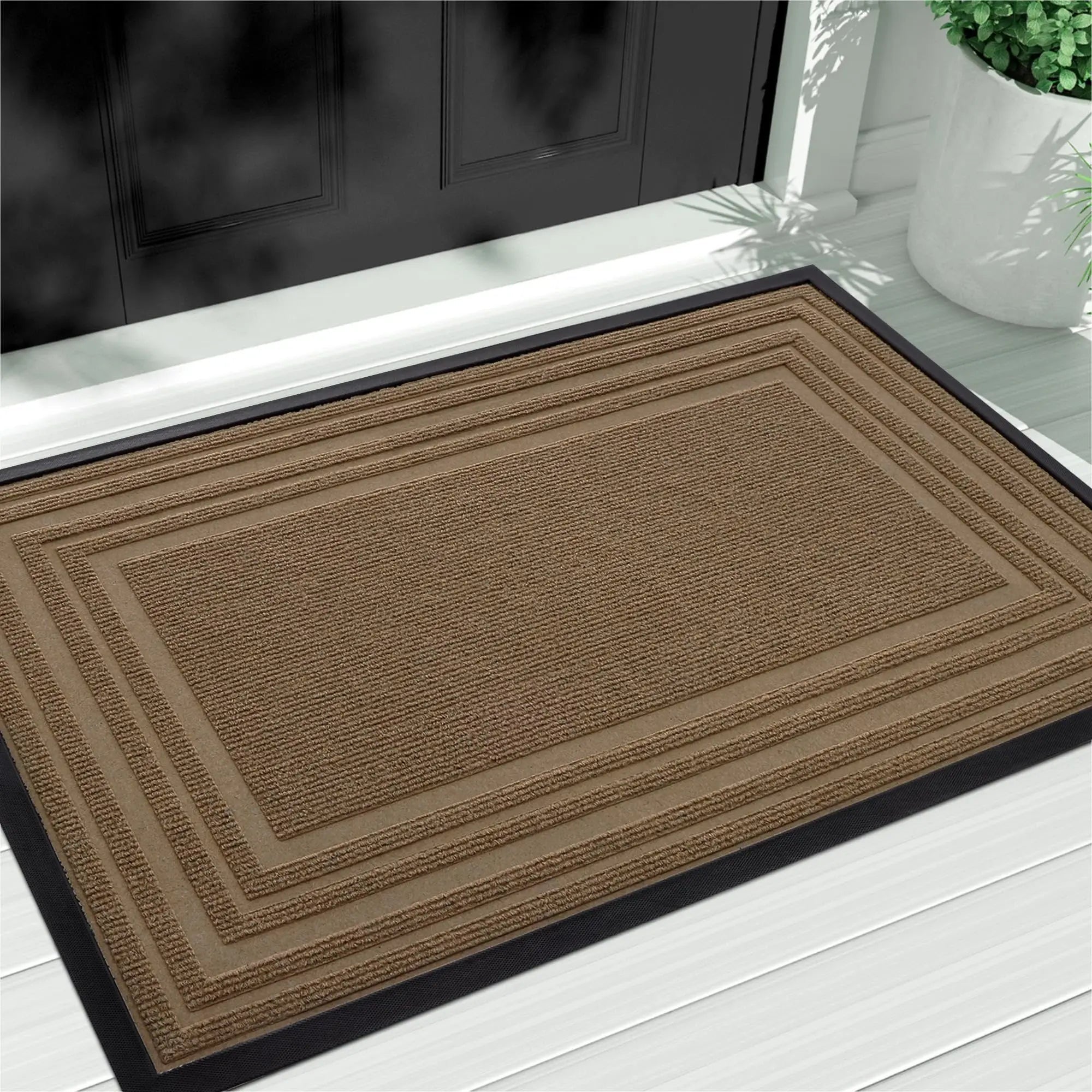 Heavy Rubber Doormat | Non-Slip Design for Indoor & Outdoor Use | Durable & Easy to Clean