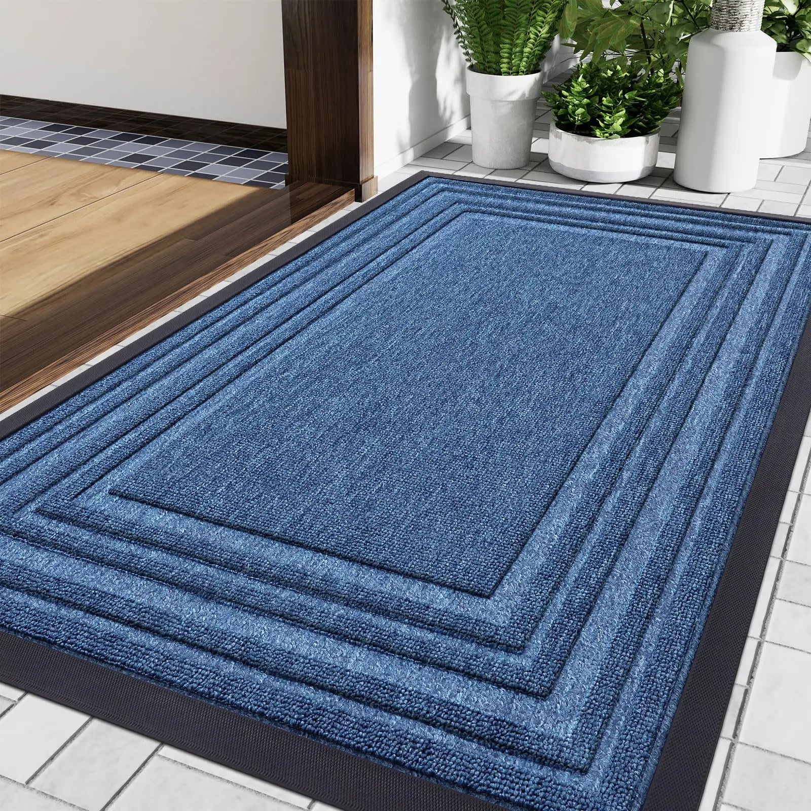 Heavy Rubber Doormat | Non-Slip Design for Indoor & Outdoor Use | Durable & Easy to Clean