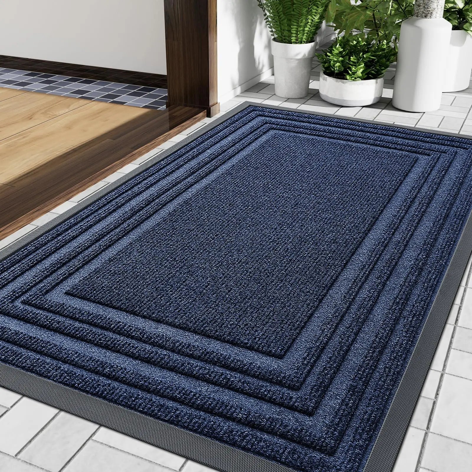 Heavy Rubber Doormat | Non-Slip Design for Indoor & Outdoor Use | Durable & Easy to Clean