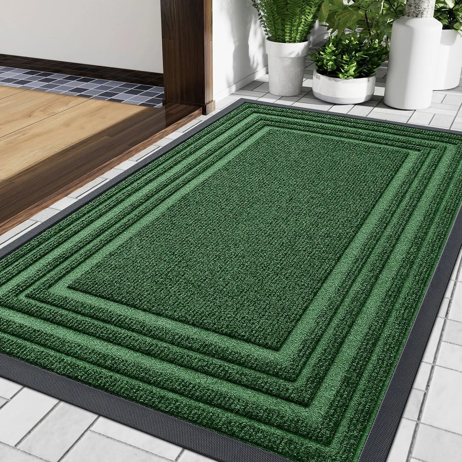 Heavy Rubber Doormat | Non-Slip Design for Indoor & Outdoor Use | Durable & Easy to Clean