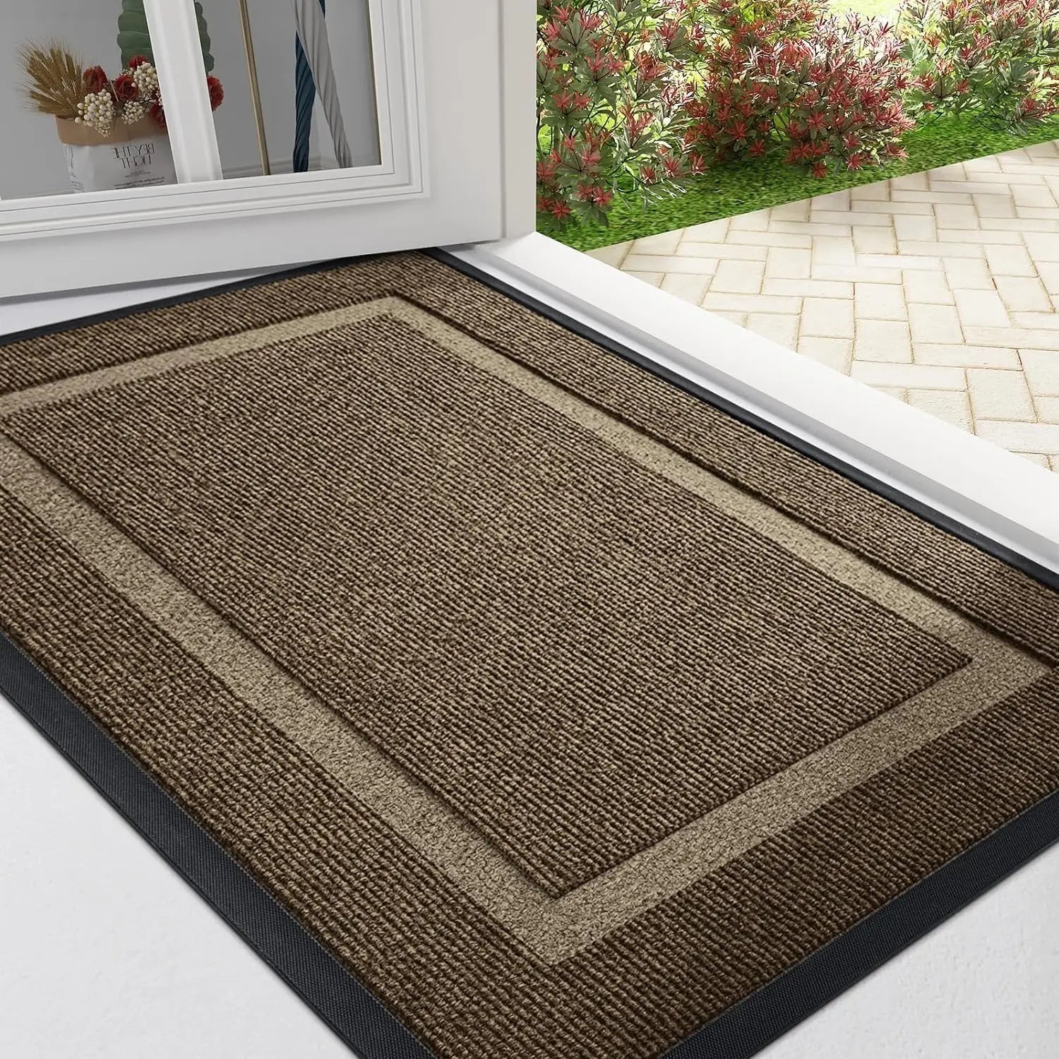 Heavy Rubber Doormat | Non-Slip Design for Indoor & Outdoor Use | Durable & Easy to Clean