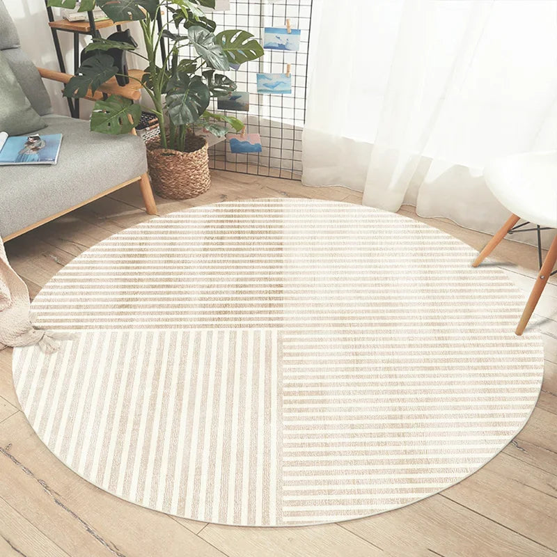 Japanese Style Washable Rug with Non-Slip Bottom | Soft Comfort for Versatile Spaces