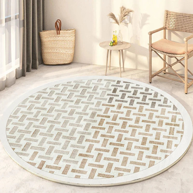 Japanese Style Washable Rug with Non-Slip Bottom | Soft Comfort for Versatile Spaces