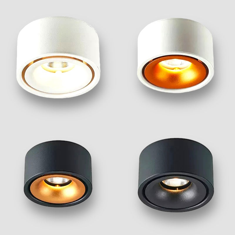 LED Recessed Ceiling Spotlight with Adjustable Head | Anti-Glare Design for Glare-Free Accent Lighting