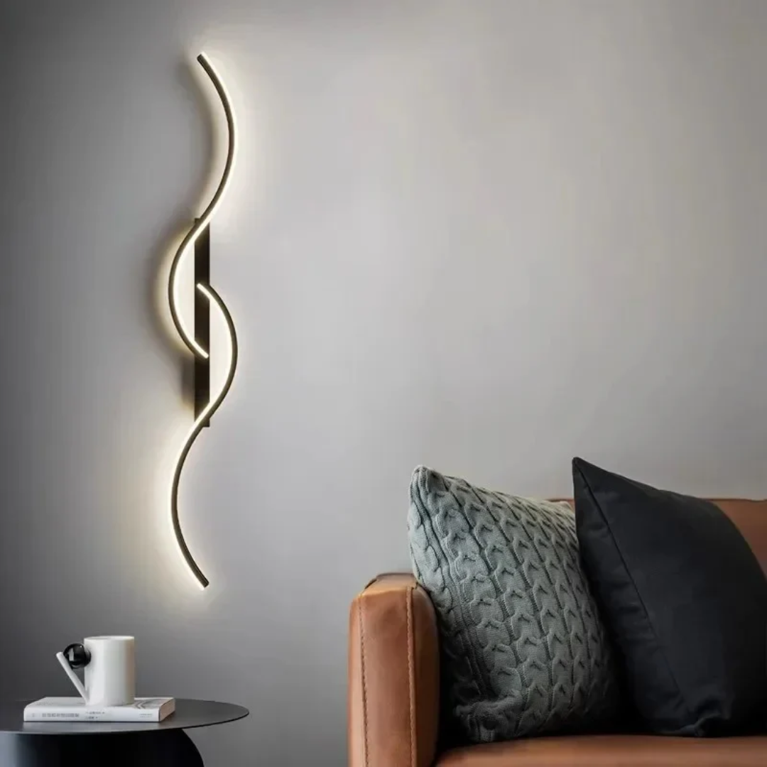 Luxe LED Wall Sconce Lighting with Elegant Industrial Design | Warm Light for Cozy Living Room and Bedroom