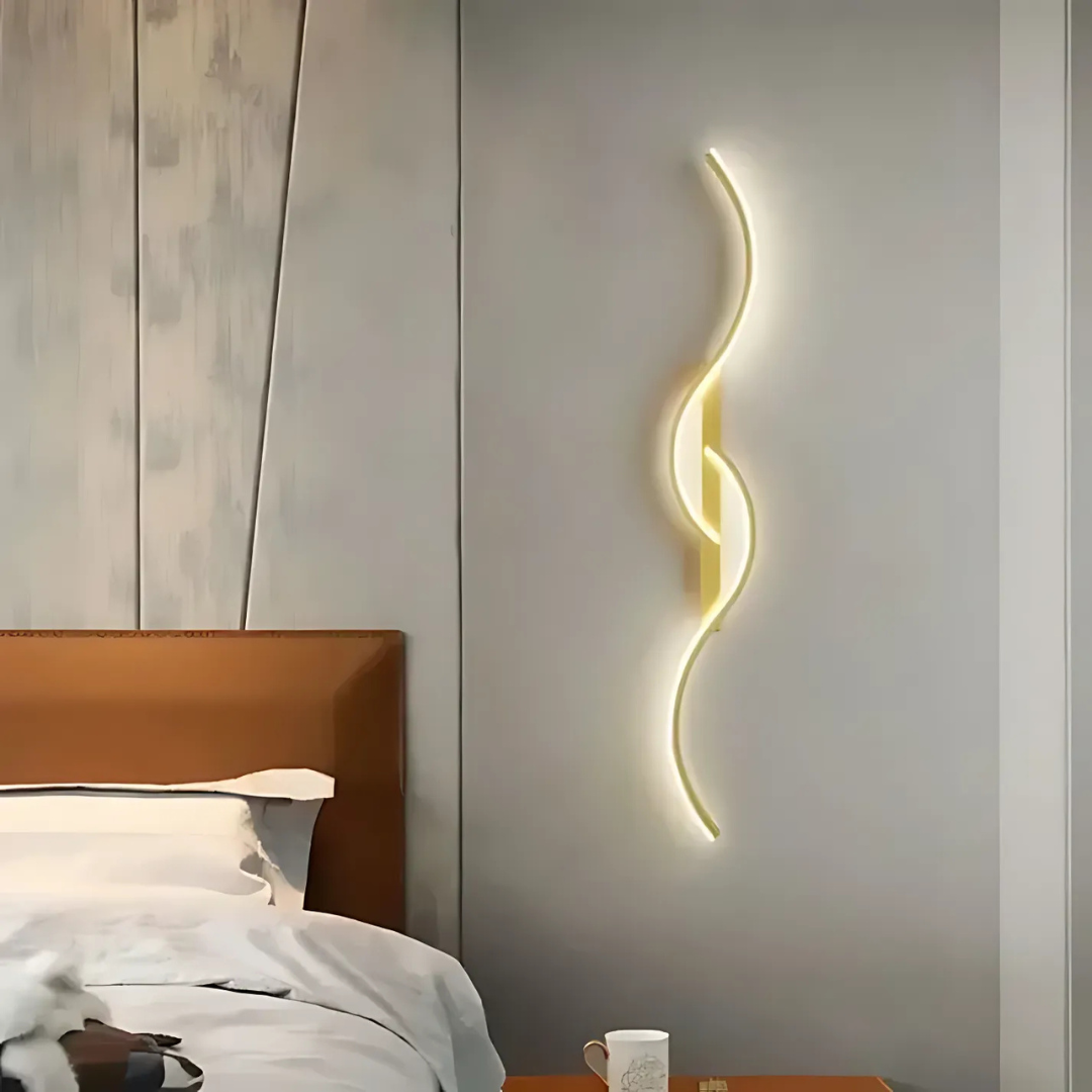 Luxe LED Wall Sconce Lighting with Elegant Industrial Design | Warm Light for Cozy Living Room and Bedroom