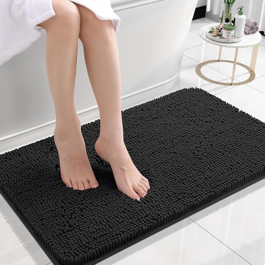Luxury Bath Mat | Soft Non-Slip Bathroom Rug with Quick-Drying Material | Comfortable Surface for Daily Use