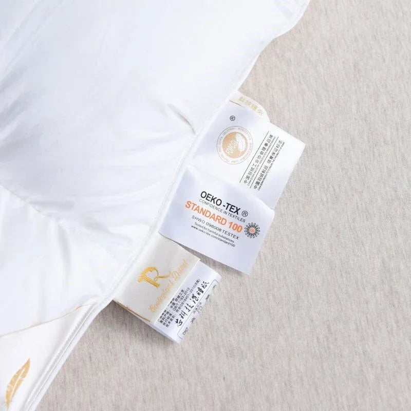 Luxury Goose Down Duvet Insert with Thick Insulation | Soft Cotton for Ultimate Warmth