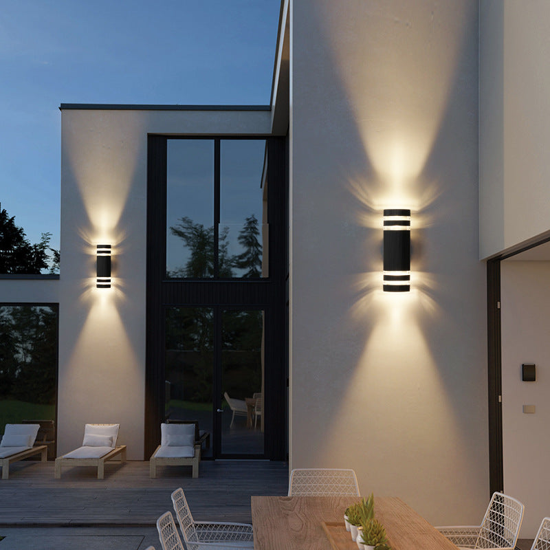 Lystria | Outdoor Wall Lamp with Up and Down Light | Weather-Resistant Design for Elegant Exterior Illumination