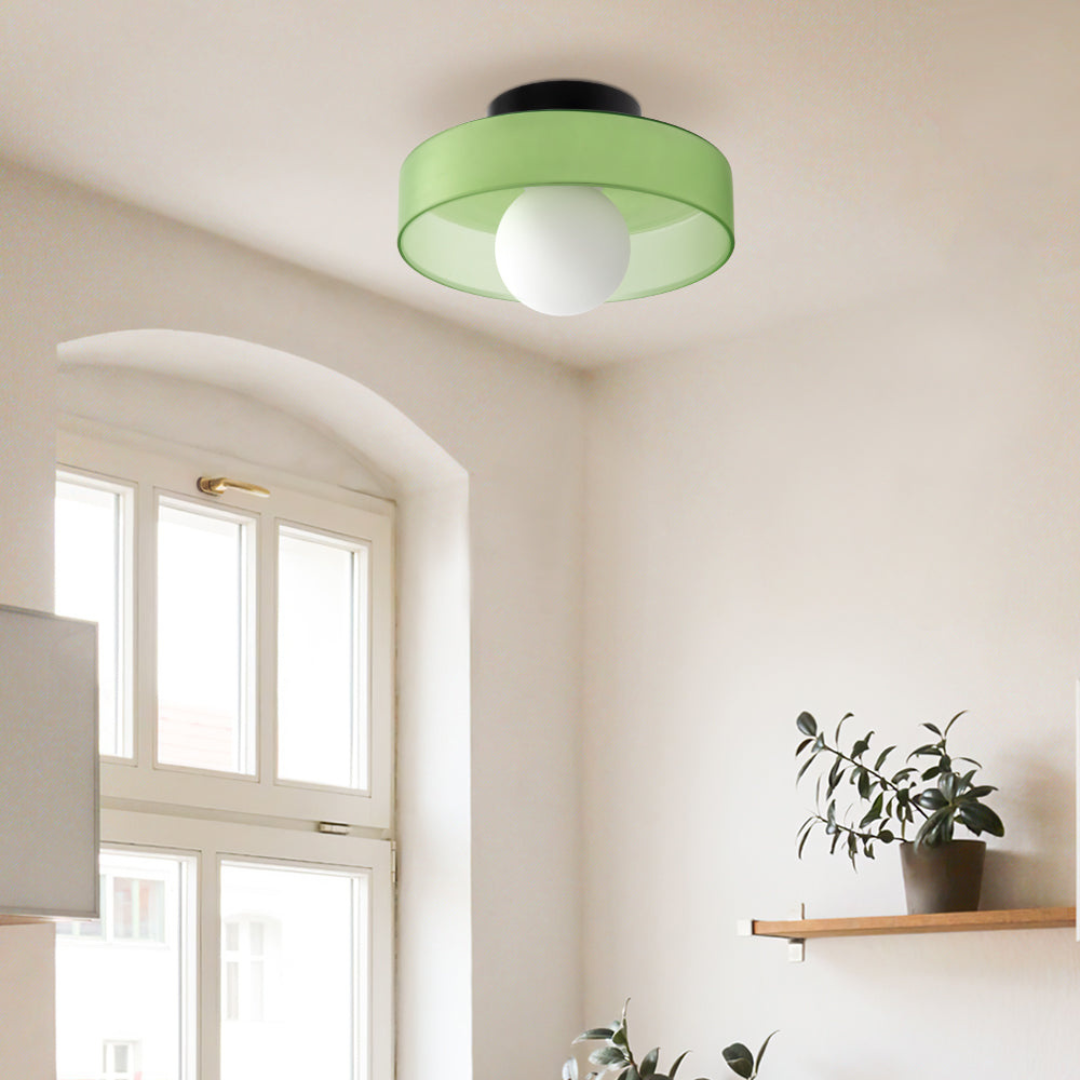 Modern LED Ceiling Light Fixture with Dimmable Lighting | Energy-Efficient Design for Home Decor