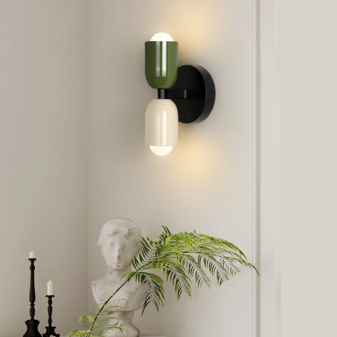 Modern LED Wall Sconce Lighting with Dual Heads & Energy Efficiency | Stylish Indoor & Outdoor Wall Lights for Elegant Illumination