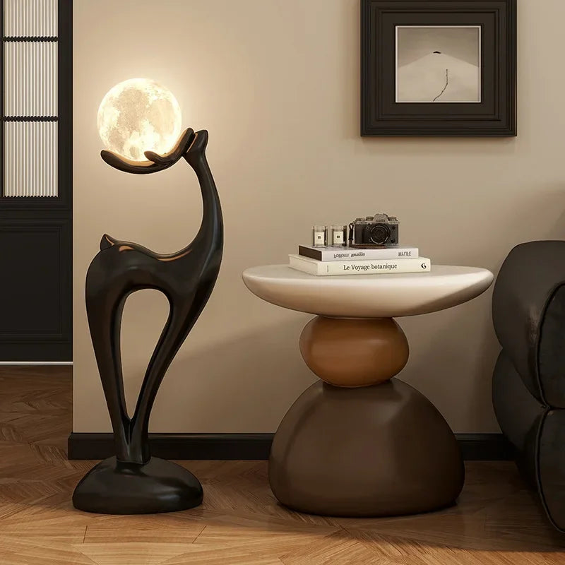 Modern Minimalist Side Table with Scandinavian Design | Versatile End Table for Stylish Living Rooms
