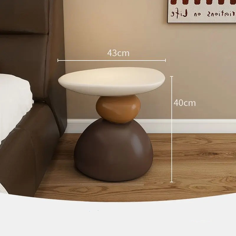 Modern Minimalist Side Table with Scandinavian Design | Versatile End Table for Stylish Living Rooms