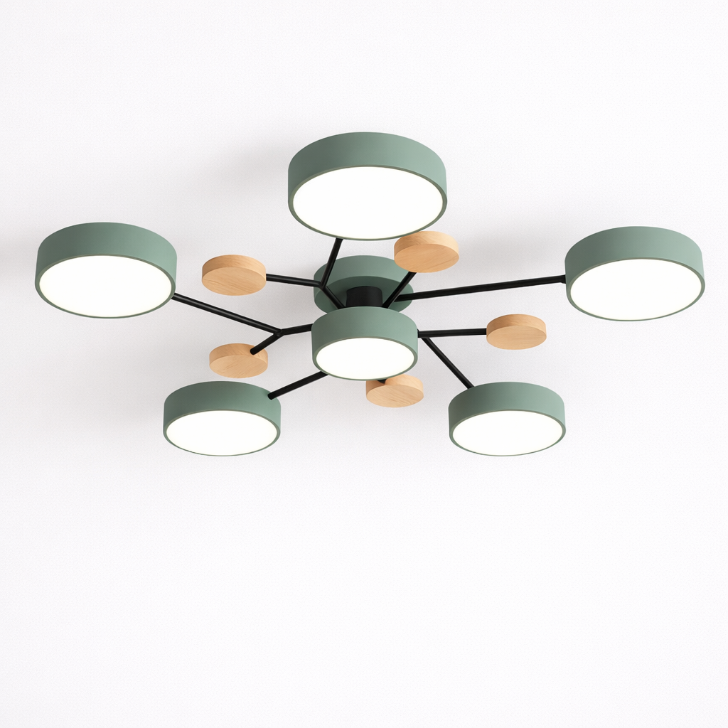 Modern Round LED Ceiling Light Fixture with Energy-Efficient Illumination | Stylish Design for Any Room