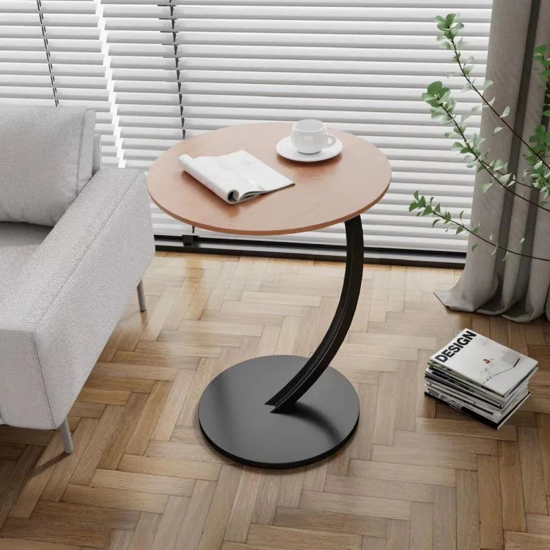 Reinforced Round Side Table | Compact Design for Small Spaces & Versatile Use