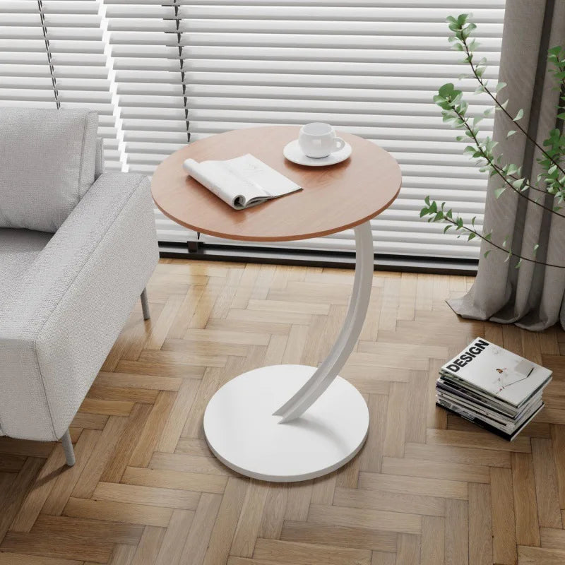 Reinforced Round Side Table | Compact Design for Small Spaces & Versatile Use