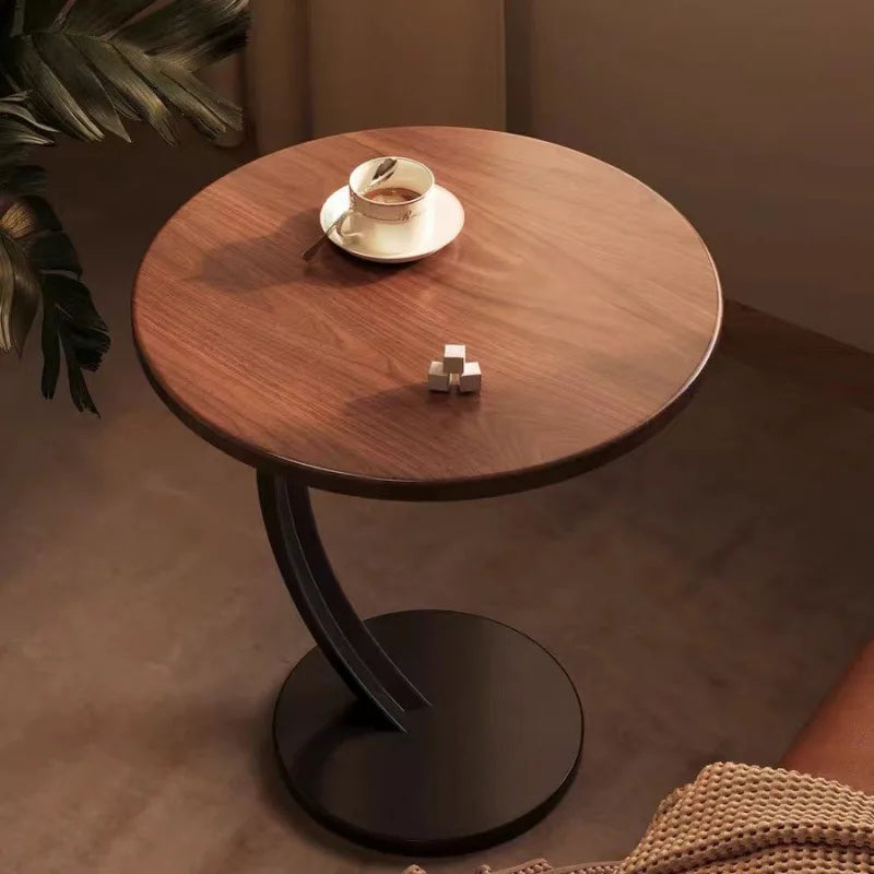 Reinforced Round Side Table | Compact Design for Small Spaces & Versatile Use