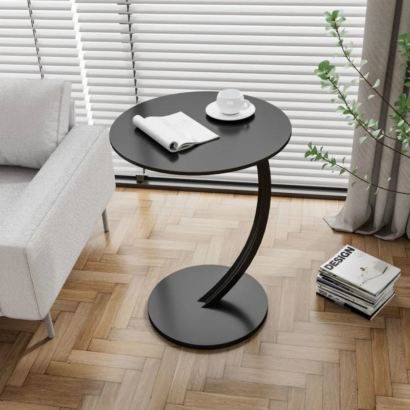 Reinforced Round Side Table | Compact Design for Small Spaces & Versatile Use