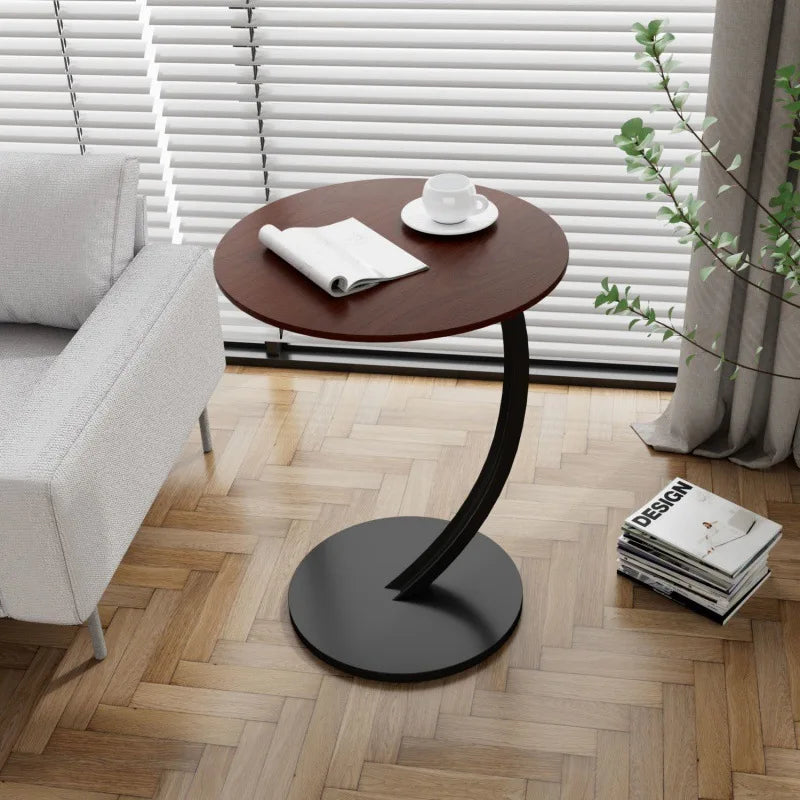 Reinforced Round Side Table | Compact Design for Small Spaces & Versatile Use