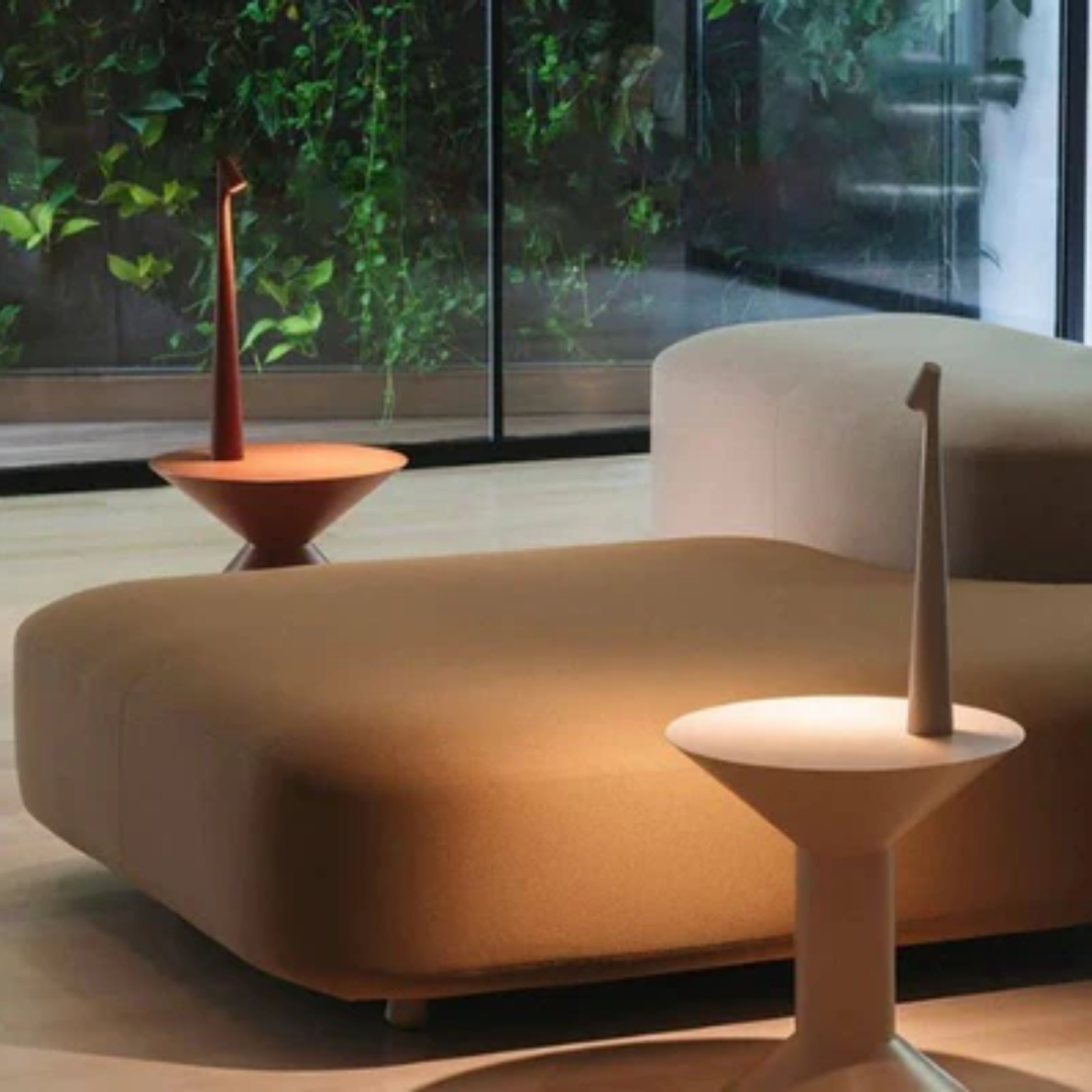 Scandinavian Minimalist Table Lamp with Touch Control & Rechargeable Design for Cozy Atmosphere