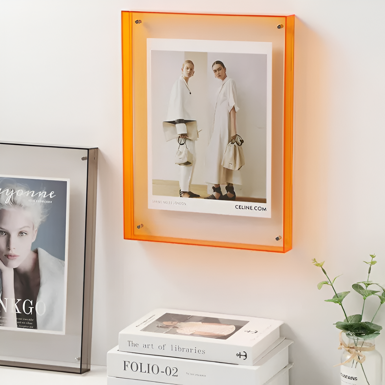 Seravina Collection | Acrylic Photo Frame with Floating Design | Modern Display for Home and Office