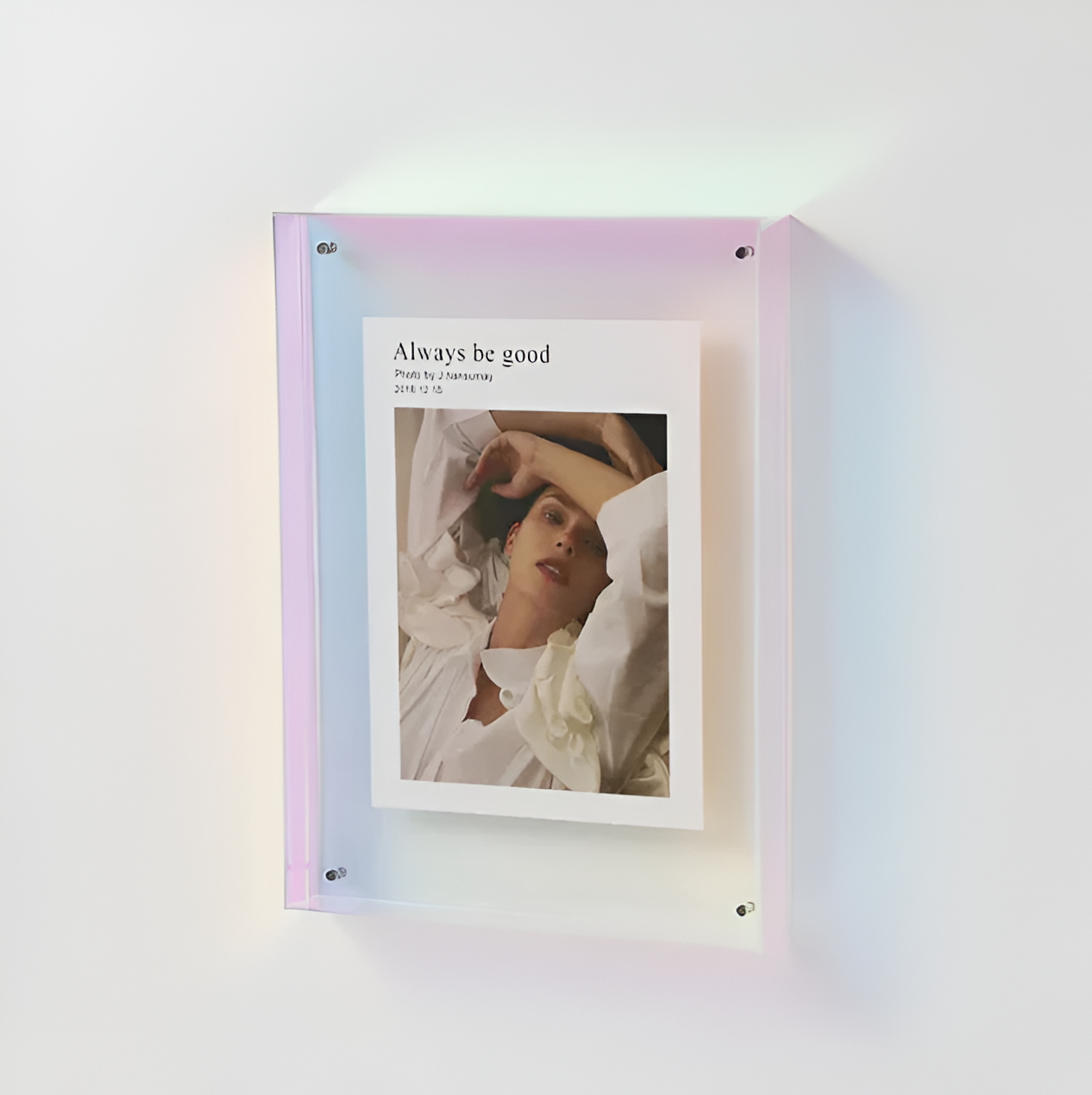 Seravina Collection | Acrylic Photo Frame with Floating Design | Modern Display for Home and Office