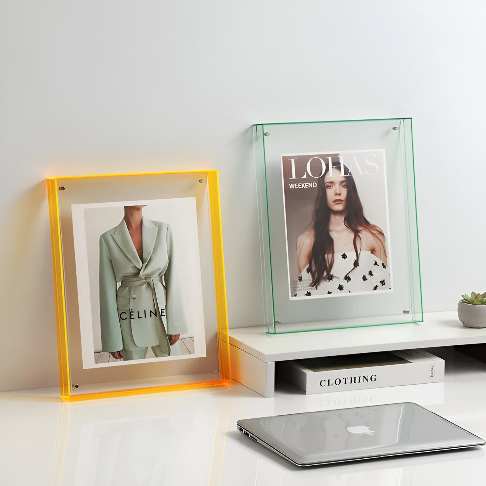 Seravina Collection | Acrylic Photo Frame with Floating Design | Modern Display for Home and Office