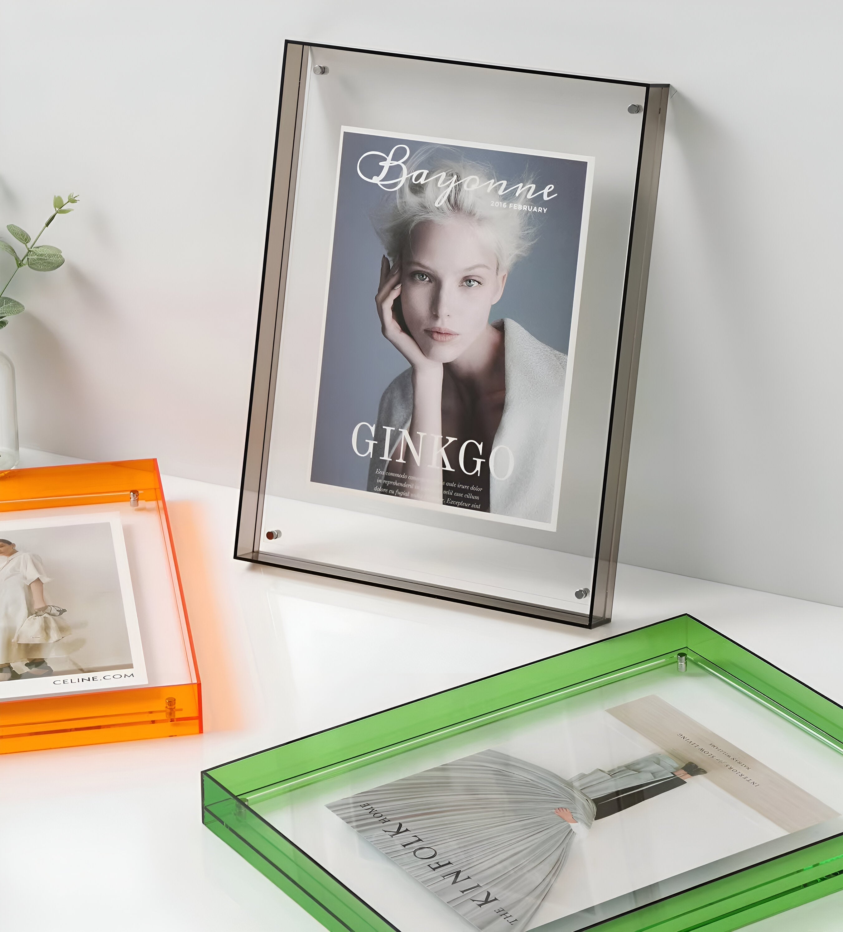 Seravina Collection | Acrylic Photo Frame with Floating Design | Modern Display for Home and Office