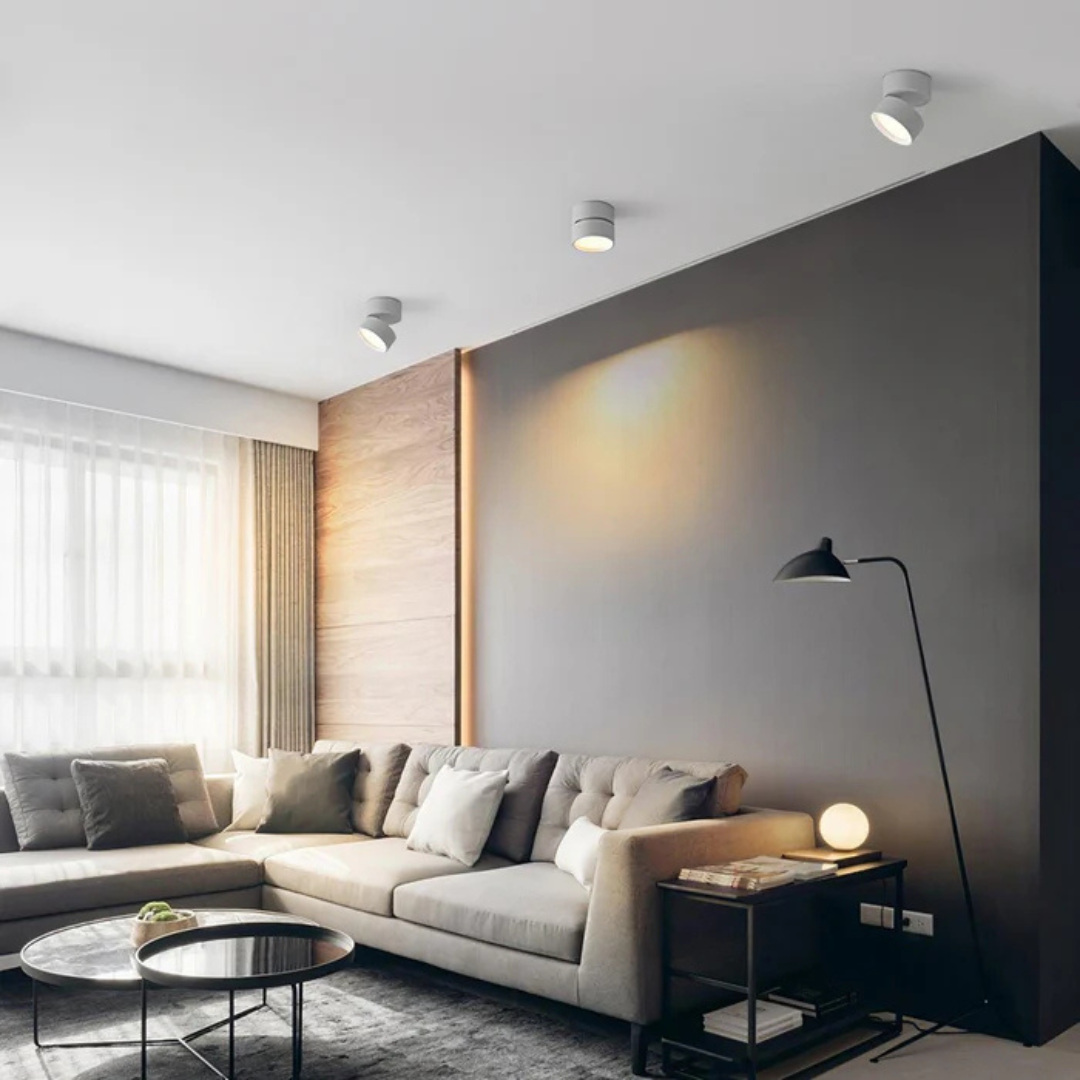 Sleek LED Ceiling Light Fixture with Adjustable Lighting | Modern Design for Any Room