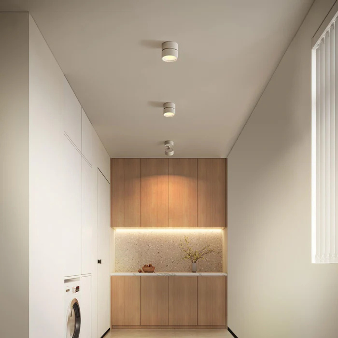 Sleek LED Ceiling Light Fixture with Adjustable Lighting | Modern Design for Any Room