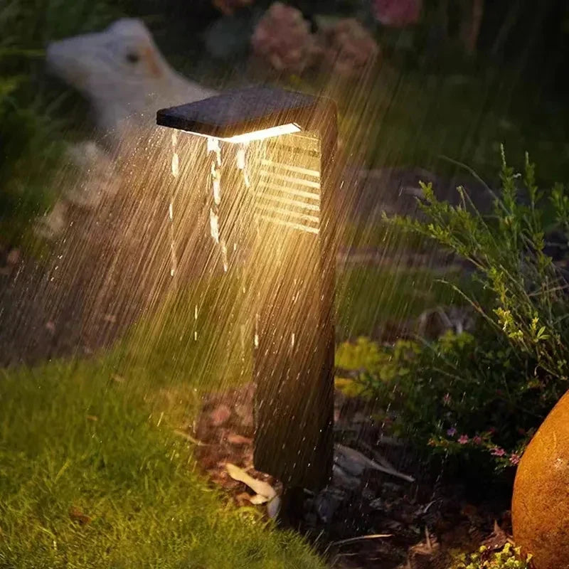 Solar Garden Lights | Waterproof LED Outdoor Lanterns with Automatic On/Off | Set of 2 for Sustainable Illumination