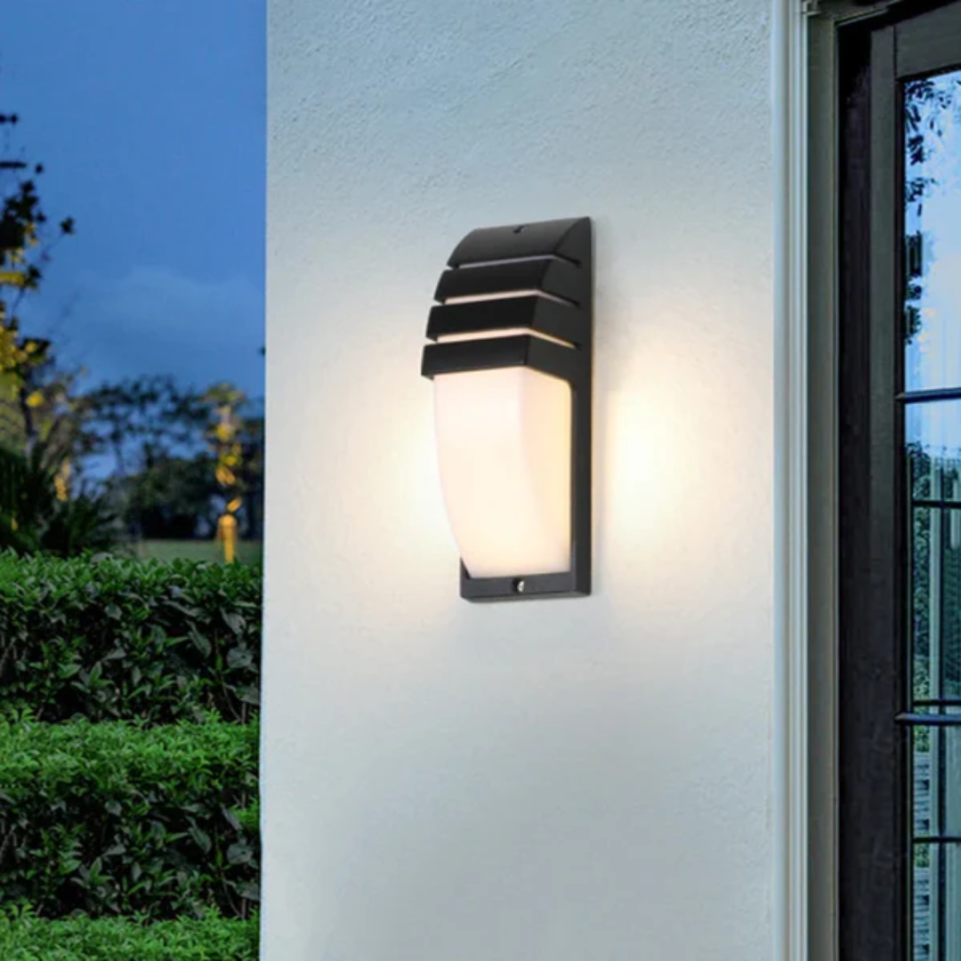 Stylish Outdoor Wall Lamp | Motion Sensor & Waterproof Design | Modern Exterior Wall Light for Enhanced Safety