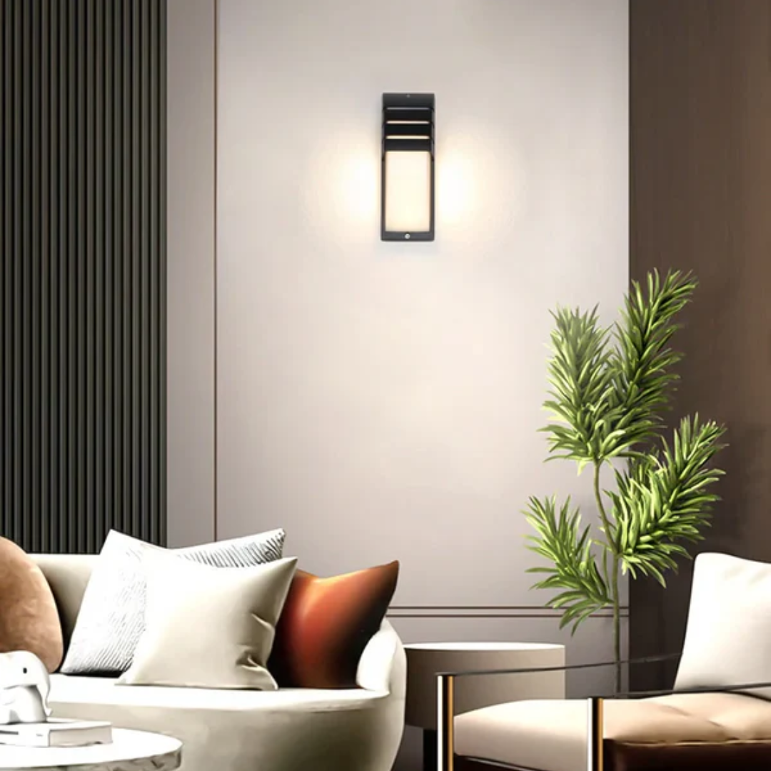 Stylish Outdoor Wall Lamp | Motion Sensor & Waterproof Design | Modern Exterior Wall Light for Enhanced Safety