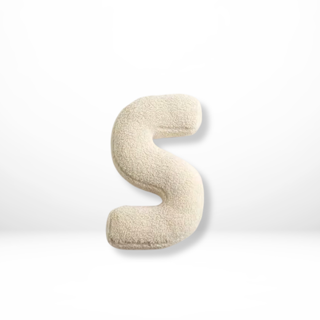 Velvet Alphabet Throw Pillow with Soft Comfort | Unique Decorative Cushions for Personalized Home Decor
