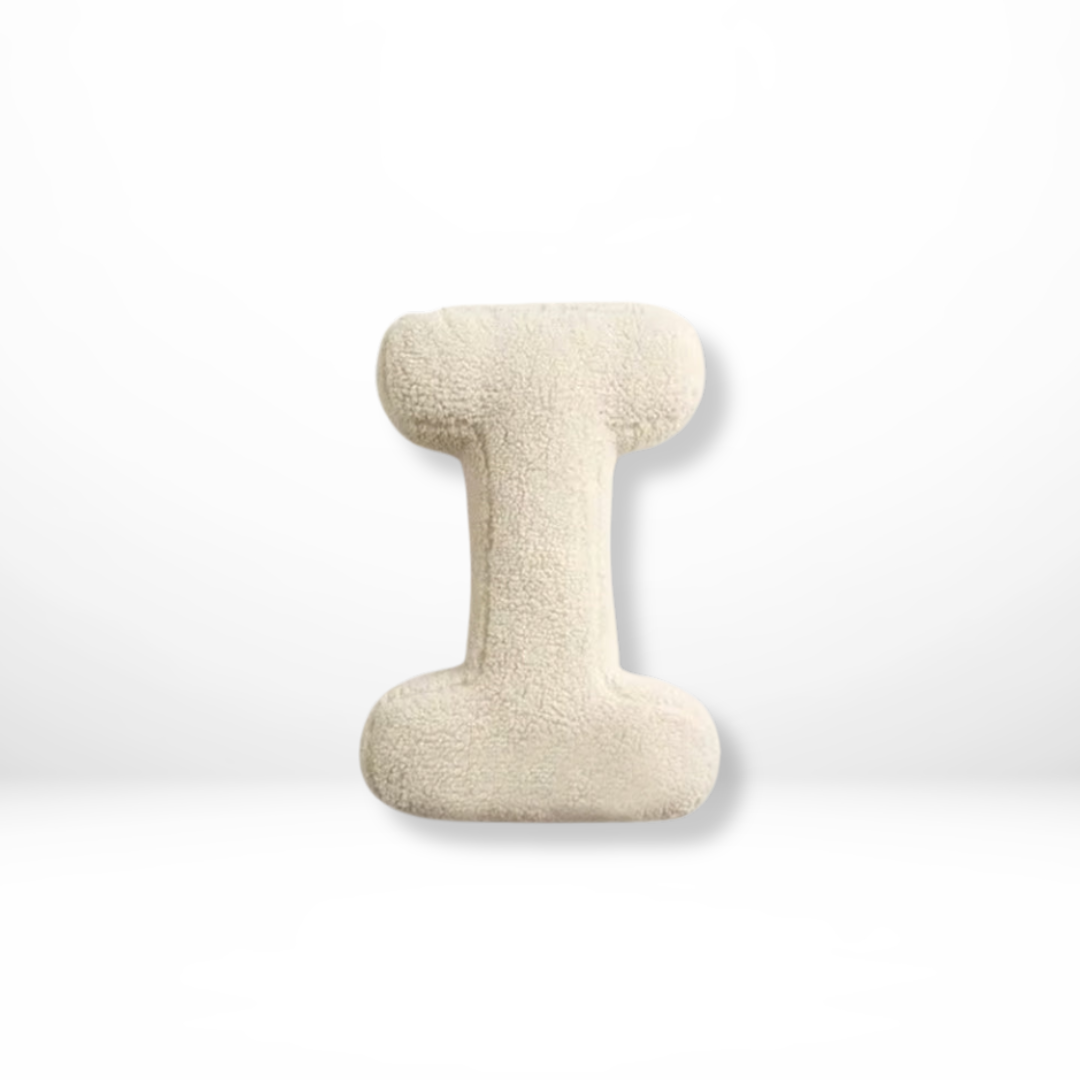 Velvet Alphabet Throw Pillow with Soft Comfort | Unique Decorative Cushions for Personalized Home Decor