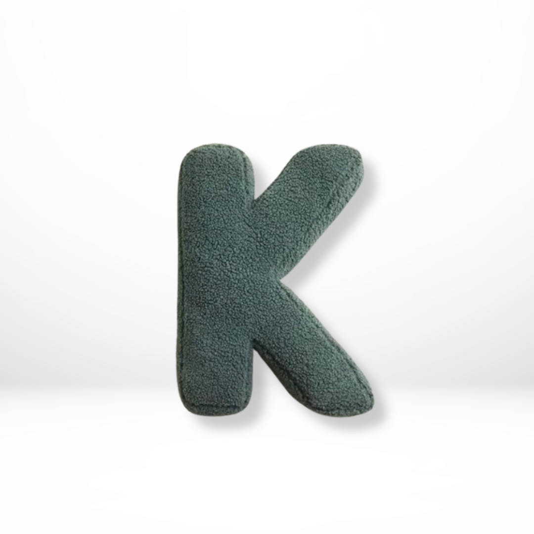 Velvet Alphabet Throw Pillow with Soft Comfort | Unique Decorative Cushions for Personalized Home Decor